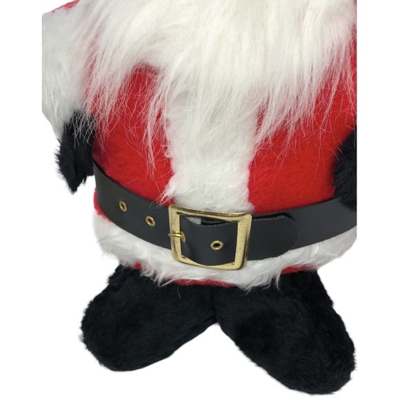 Vintage Santa Plush Christmas Doll Rennoc 1982 Stuffed Figure Gnome Rubber Face - Picture 4 of 8